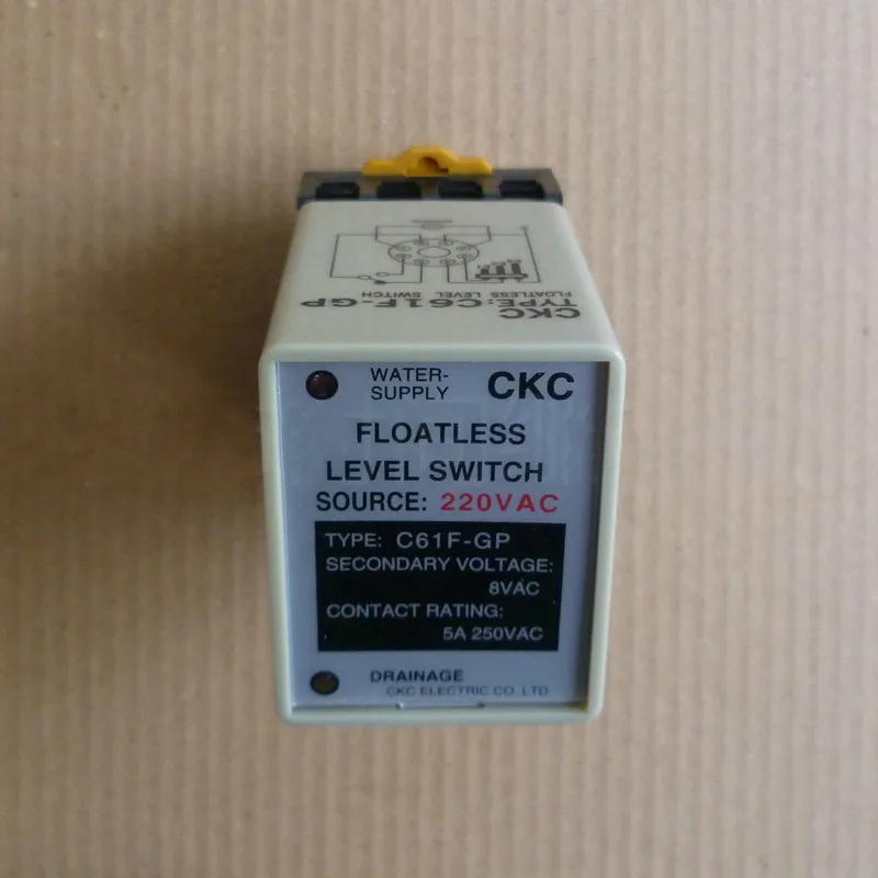 Реле уровня воды C61F GP автоматическое переключение с базой 24 В постоянного тока/220