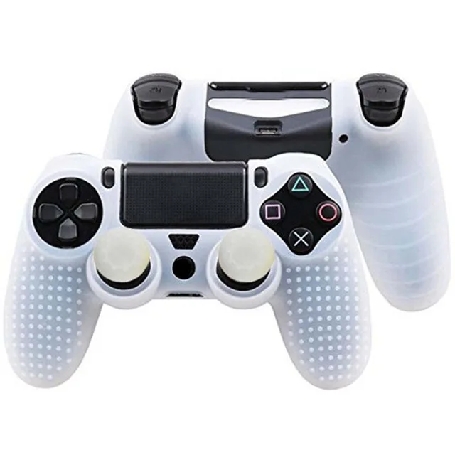 100 шт. новый стиль Противоскользящий силиконовый мягкий чехол для Sony PlayStation 4 PS4 DS4