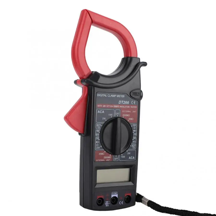 DT266 1000V/750V DC/AC Clamp Meter 200/1000A Ammeter Digital Multimeter с ЖК-дисплеем | Инструменты