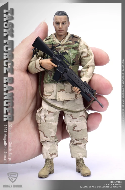 CrazyFigure 1/12 LW003 армии США 75th Ranger Коллекция фигурка для фанатов праздничный