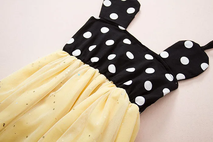 Очаровательные Детские платья для девочек летнее платье на бретельках с