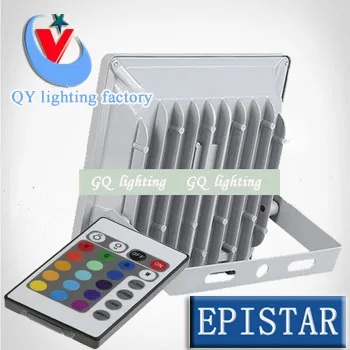 30pcs/lot DHL FEDEX 10W 20W 30W 50W RGB AC85-265V LED luminaire projector search street light led spotlight | Освещение