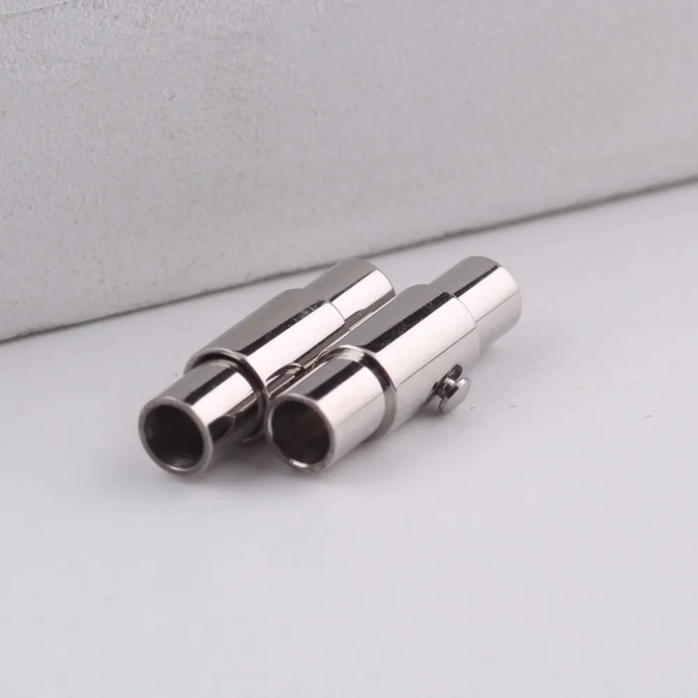 

reidgaller 5pcs stainless steel magnetic clasps for 3mm leather cord bracelet necklace diy jewelry connector findings
