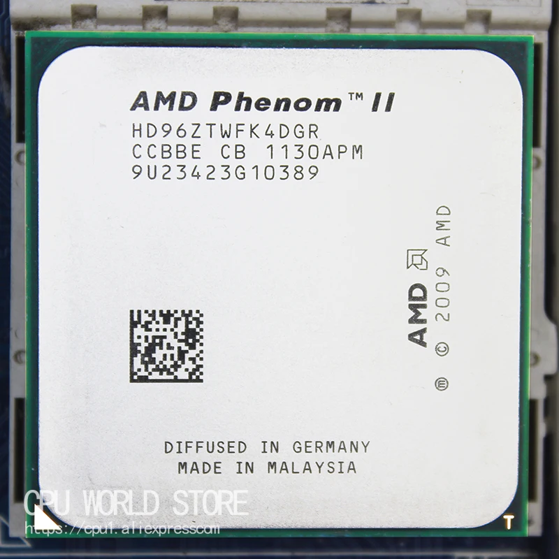 Четырехъядерный процессор AMD Phenom II X4 960T 3 0 ГГц/6 м/95 Вт разъем AM3 AM2 + 938 pin рабочий|cpu