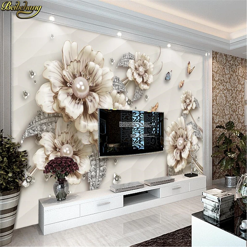 3d обои для стен 3 D телевизора домашнего декора фотообои гостиной|wallpapers for living