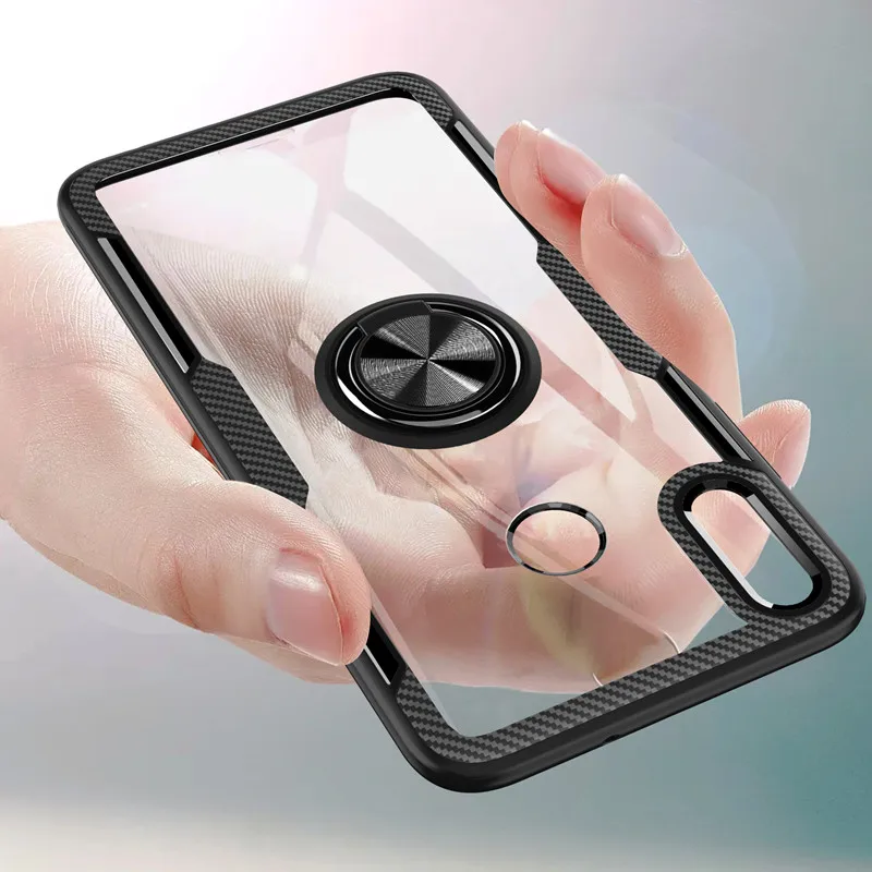 Tempered Glass Case For Huawei P30 Pro Nova 4 Phone Coque Honor V20 8X Max 7x Play 10 Transparent Holder Shockproof Cover |