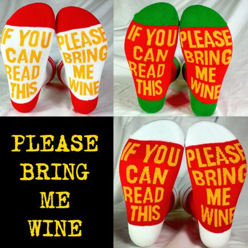 Новинка длинные носки унисекс с забавными надписями и буквенным принтом