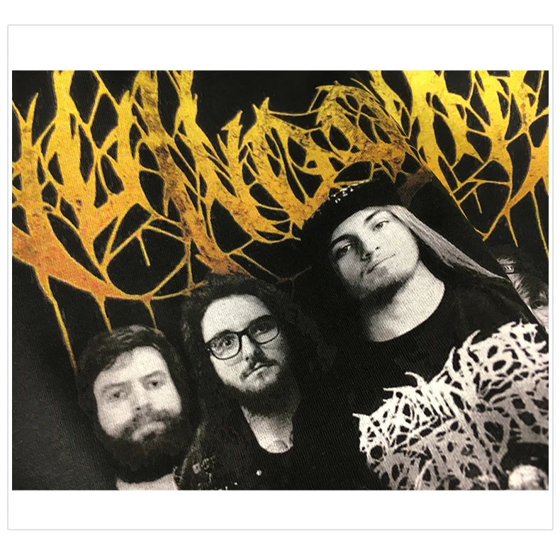 Bloodhoof Vulvodynia брутальный Deathcore рок-группа Finis Omnium invesantiam альбом Мужская черная футболка в летнем азиатском размере