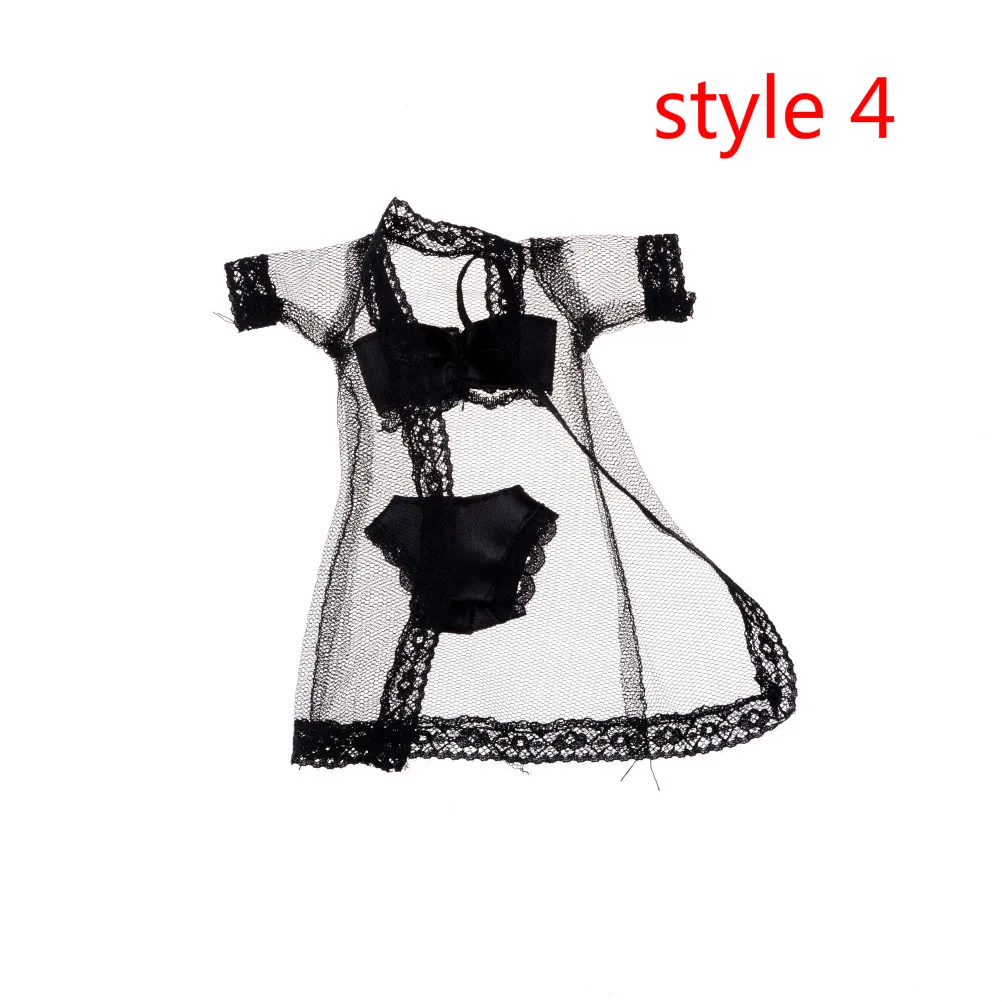 style 4 6 стилей, 1 комплект, модное платье, куртка на сумку на юбку, современный наряд, Повседневная Одежда для куклы, аксессуары, подарок, игрушки для малышей - Цвет: style 4