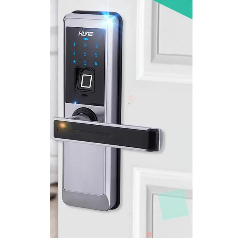 Hfsafety электронный замок для дверей биометрический дверной USB порт аварийный