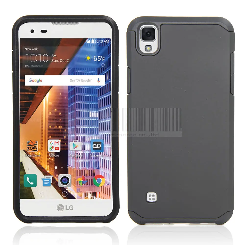 Dual Layer Slim Hard Hybrid Armor Case Rubber Shockproof Protective Mobile Phone Cover For LG X Power K210 K220 K220ds |