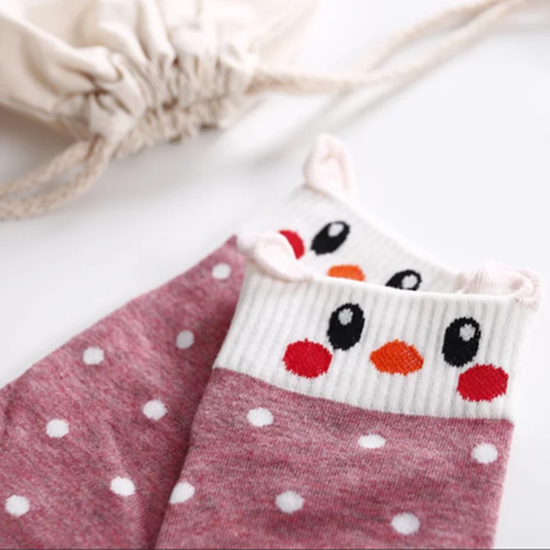 Новые модные милые животные женские хлопковые носки Kawaii летние короткие носки тапочки Для женщин Повседневное мягкие забавная лодка носки