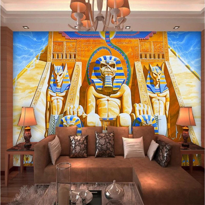 Египетские пирамиды wellyu Сфинкс телевизор диван фон на заказ большие свежие обои |