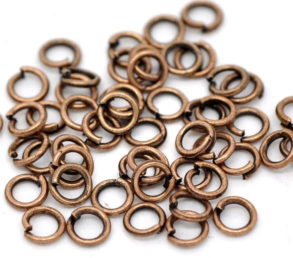 

8SEASONS 2000 Copper Tone Open Jump Rings 3x0.6mm (B14880)