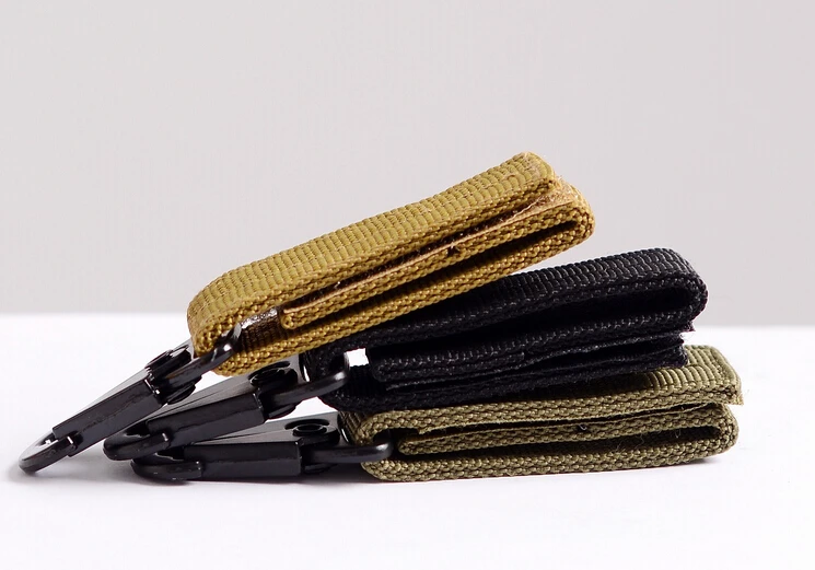 EDCGEAR 2 шт./лот высокопрочный карабин из нейлона для ключей с системой подвешивания на ремень MOLLE.