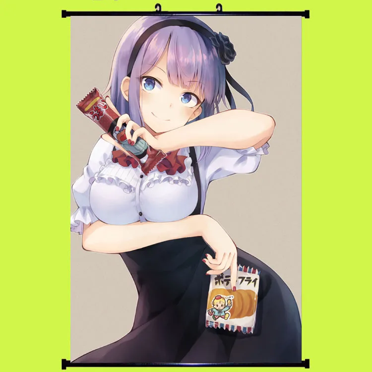 Японское аниме Dagashi Kashi sexy girl Shidare Hotaru & Endou Saya домашний декор Стена Свиток