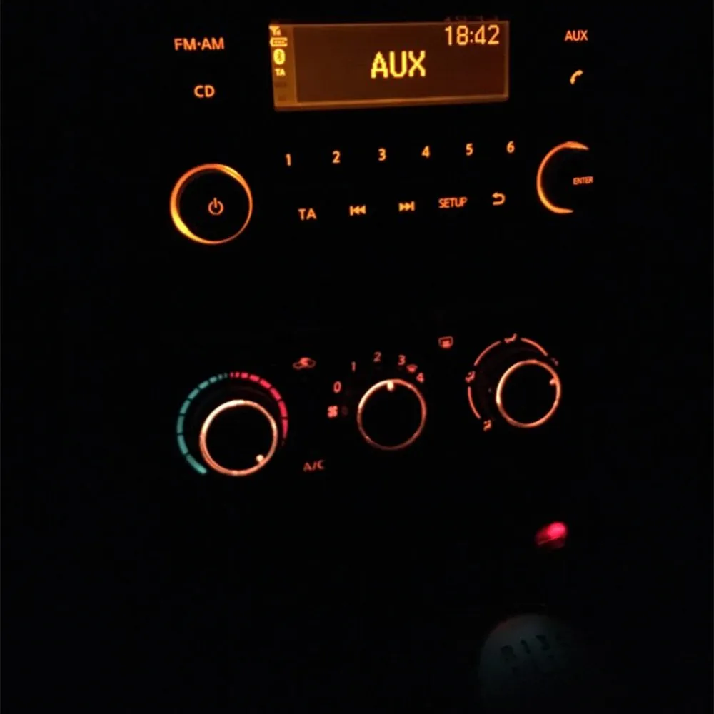 Для Nissan Qashqai 2012 Алюминий сплава кнопку авто кондиционера, 3 шт./компл. переменного тока регулятор тепла Управление кнопка включения Ручка автомобильный Стайлинг