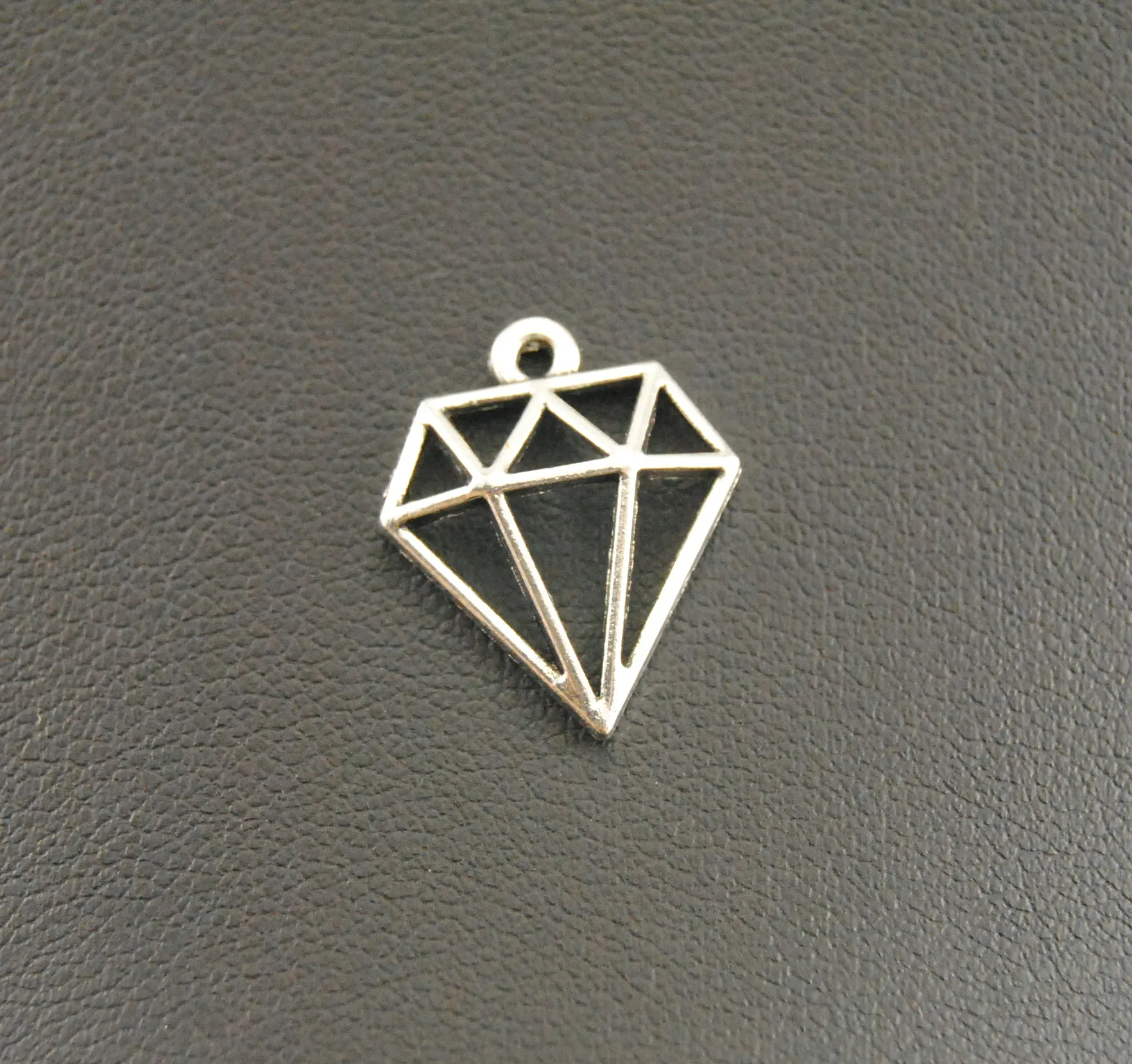 15 шт. подвески серебряного цвета 11 х19 мм|charms for jewelry|metal charmscharm pendant |