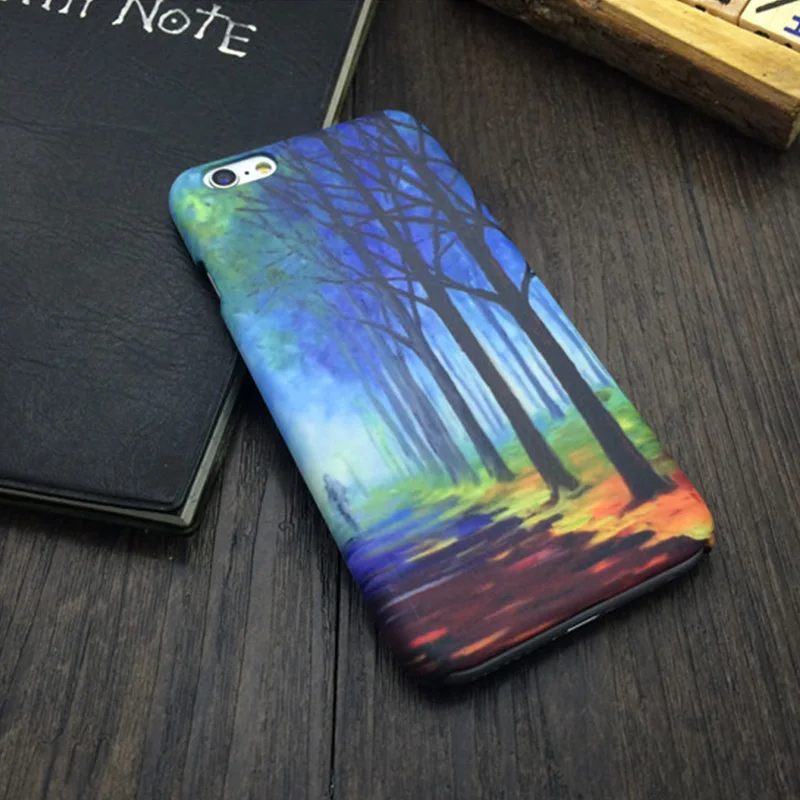 Жесткий PC Задняя Крышка Для iPhone 6 s Плюс плюс С 3D Живопись Shell Жилищного Телефон