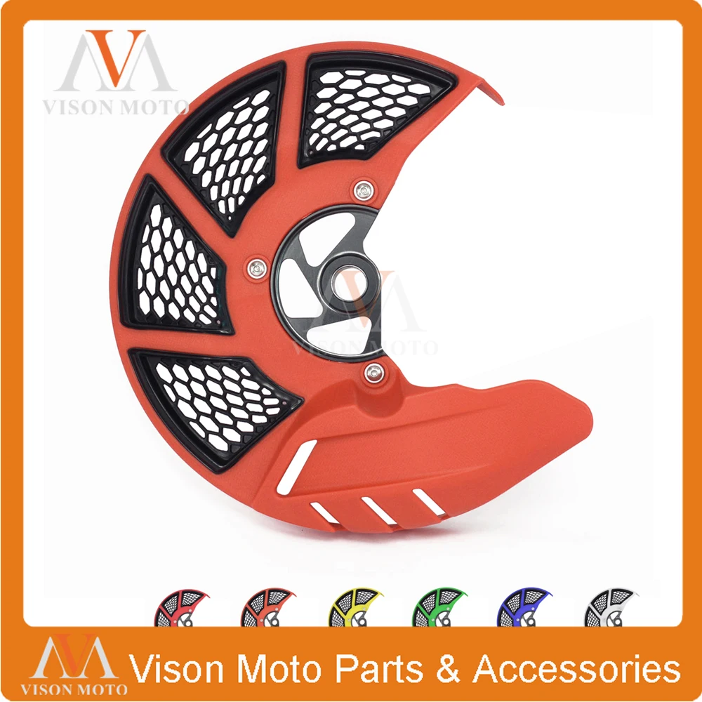Front Brake Disc Rotor Guard Cover For KTM SX SXF XC XCF EXC EXCF 125 150 200 250 300 350 400 450 500 525 530 2003-14 SMR 04-10 |