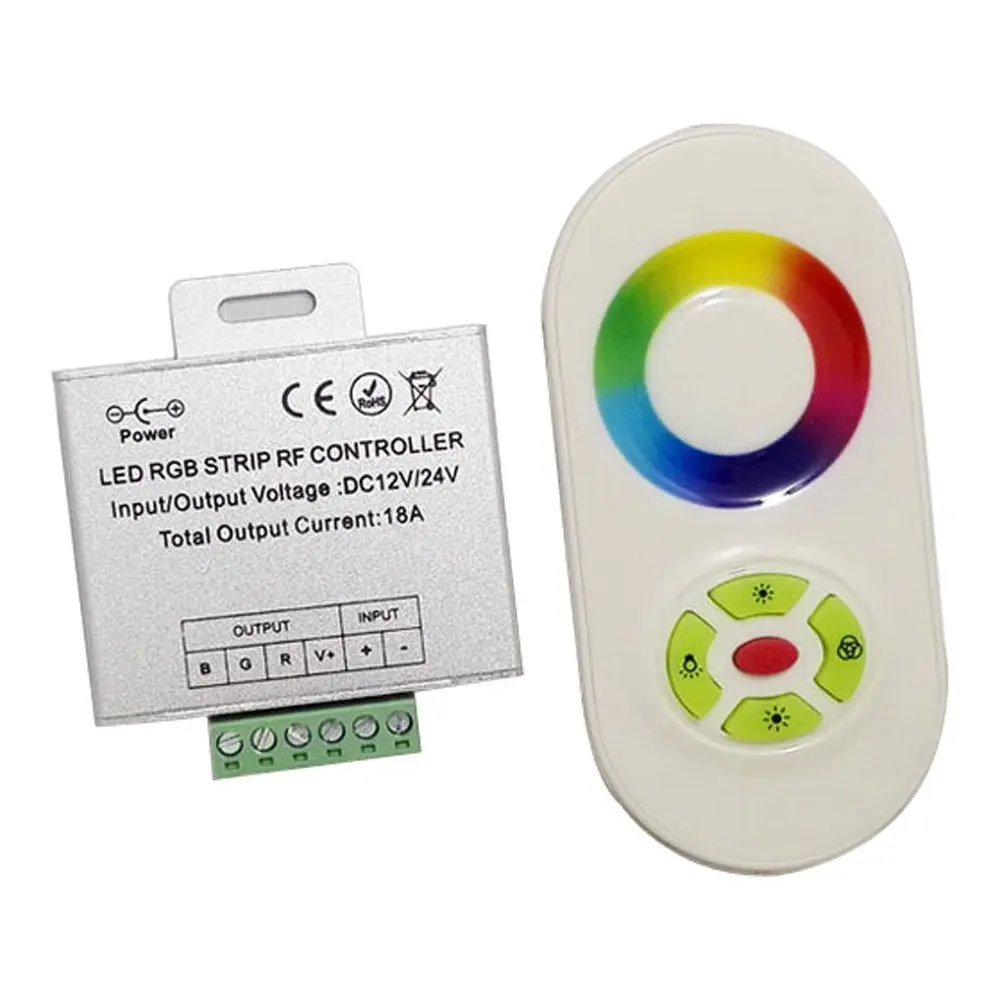 5 каналов RGB+ CCT светодиодный Радиоконтроллер 5CH 3A PWM постоянное напряжение 12-24VDC