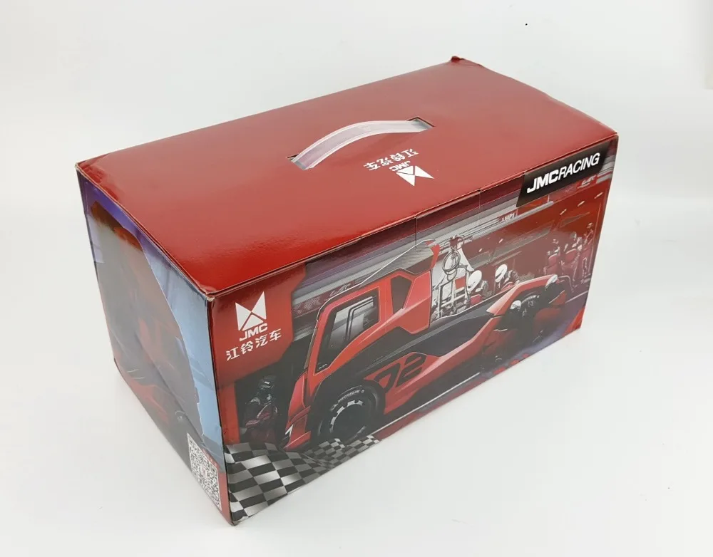 Изысканная Игрушечная модель из сплава в подарок масштаб 1:24 JMC гоночный грузовик