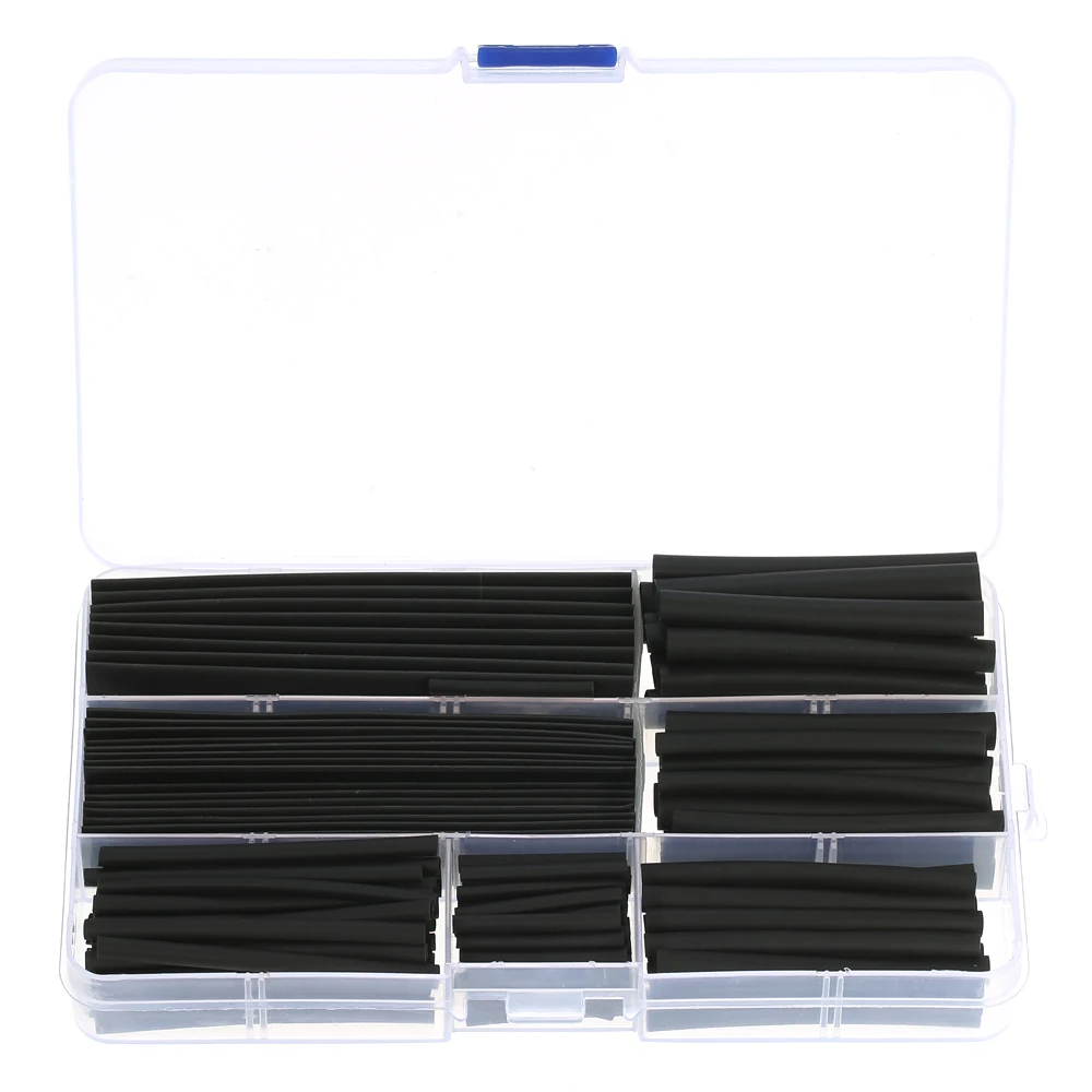 150pcs Heat Shrink Tubing Tube Polyolefin Halogen-Free Shrinkable Electrical Equipment Sleeving Wrap Wire Cable Sleeve Kit | Обустройство