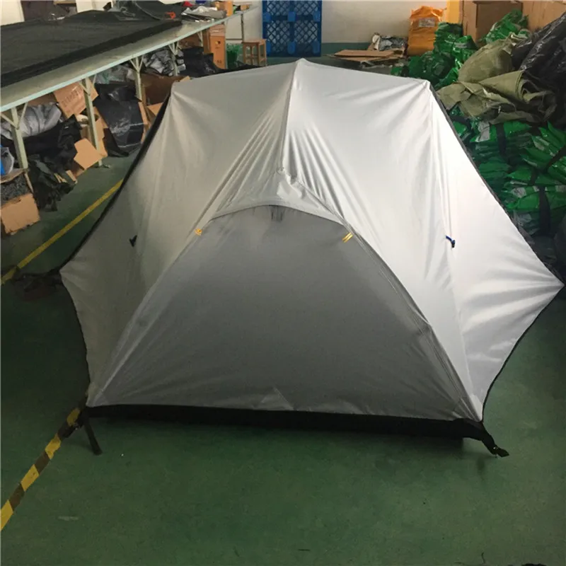 WJ открытый Hiker двухслойный белый альпинизмом Кемпинг палатки ZP004W бушкрафт