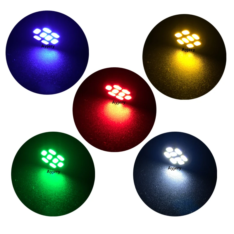 AYJERY 100 шт. грузовик светодиодный 24V DC T10 194 168 1206 8 SMD авто светильник лампы супер