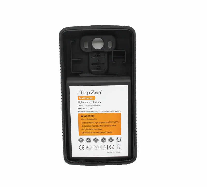 ITopZea 2x8000mAh BL 53YH Аккумулятор для LG G3 D855 D858 D859 F400 F460 D830 D850 D851 VS985 LS990 расширенный