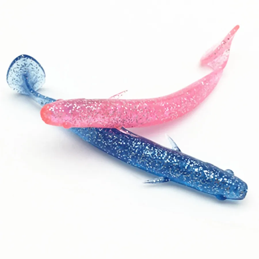 

6Pcs*6g/10cmFishing T Shad Tail Soft Worms Jig Rig Soft Baits Artificial Fishing Lures Wormbait Rubber Bass Wobbler Pesca Loach