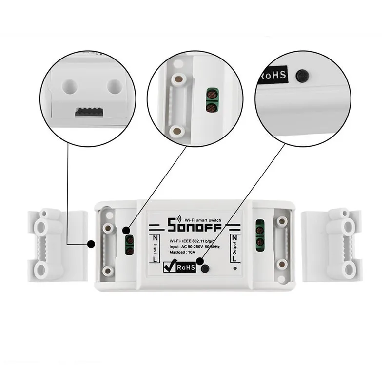 12 шт. sonoffWifi переключатель автоматизации модуль Таймер Diy Базовый Wi Fi