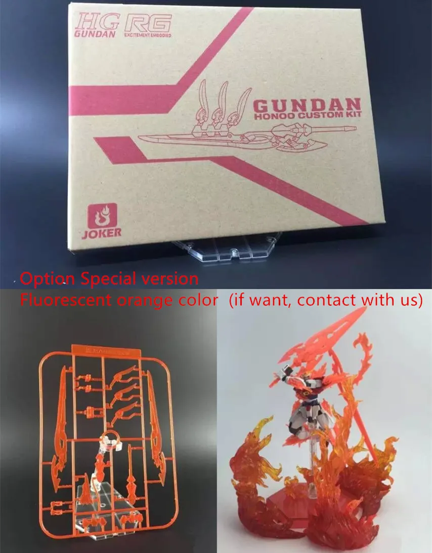 JOKER Flame Sword Honoo набор на заказ для Bandai 1/144 HG RG Wing gundam zero Honoo|sword rack|kit baseballsword decoration |