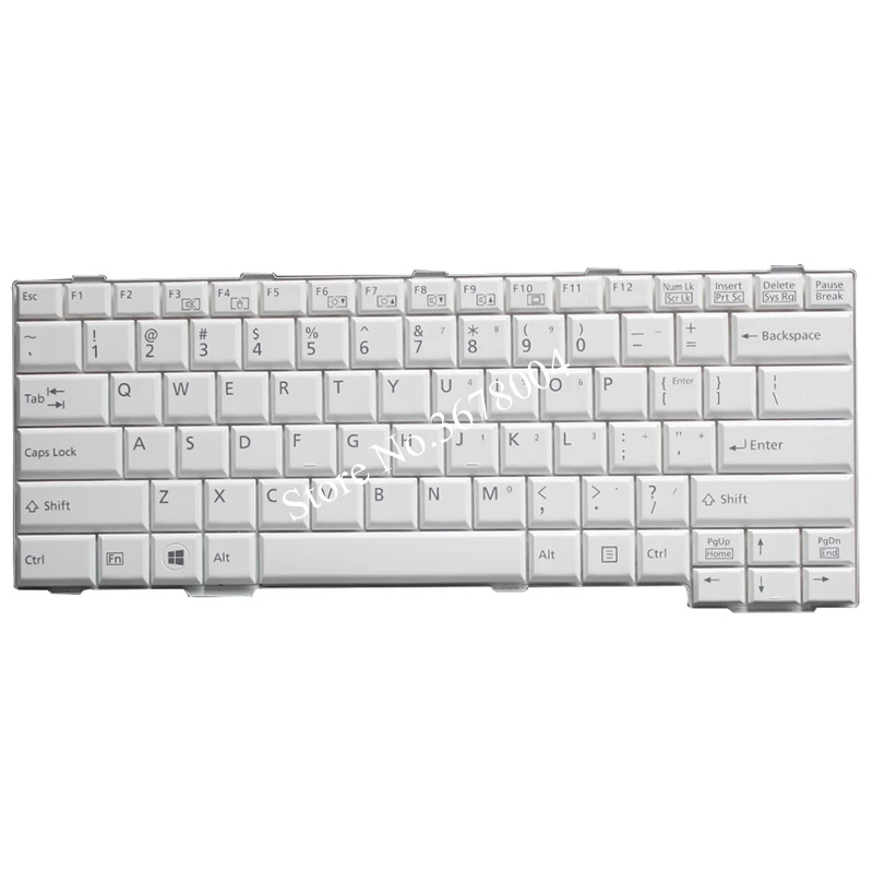 Новая английская клавиатура для Fujistu SH761 SH560 SH561 SH760 E751 S761 S561 белая ноутбука США |