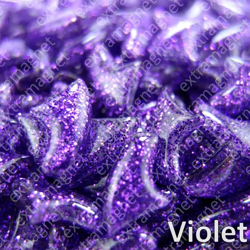Violet 20 шт. мягкие колпачки для ногтей для кошек+ 1x клей+ 1x аппликатор/* XS, S, M, L, чехол, кошка, лапа, коготь, zqy*/ - Цвет: Violet