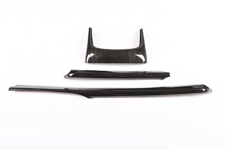 3pcs Black Wood Grain ABS Car Center Armrest Box Decoration Trim Parts For BMW X1 F48 2016-19 X2 F47 2018 2019 Left Hand Drive | Автомобили