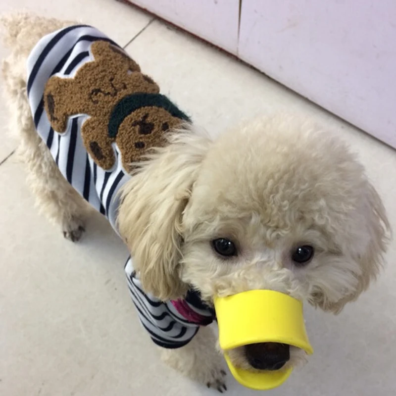 Женская силиконовая Милая утка с дизайном в виде рта|for pets|dog duck maskdog muzzle mask |