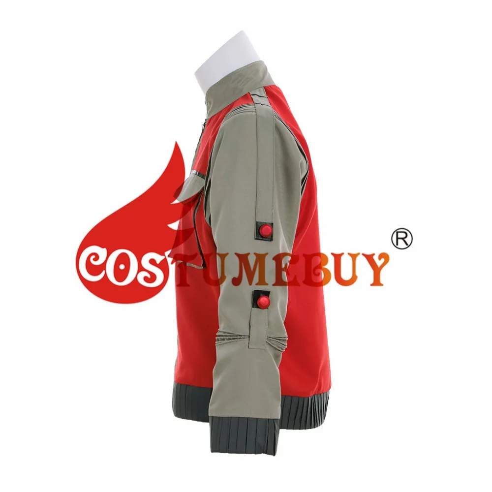 CostumeBuy фильм Назад в будущее Марти Макфлай красная куртка стоимость костюм Взрослый Косплей Костюм Топ L920