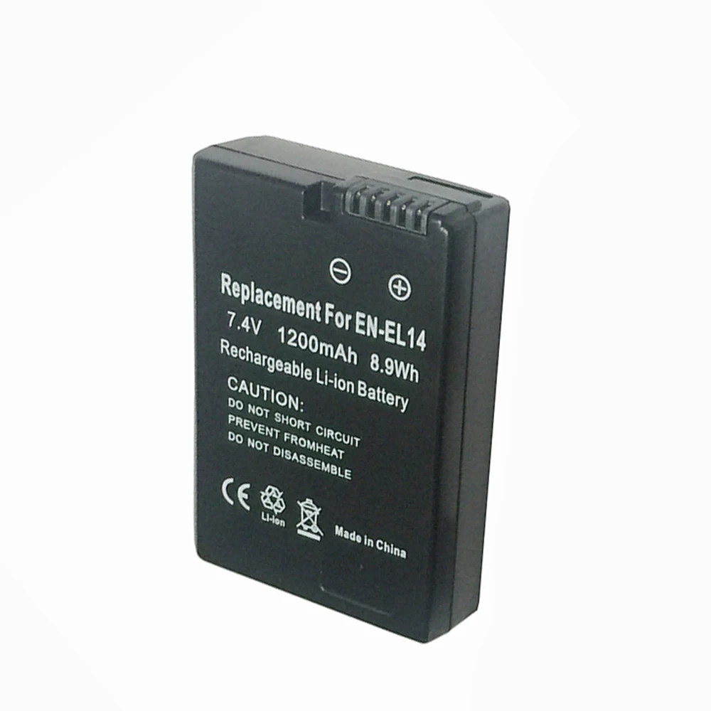 Сменный аккумулятор для камеры Nikon P7800 P7700 P7100 D3400 D5500 D5300 D5200 D3200 D3300 D5100 D3100 реальная