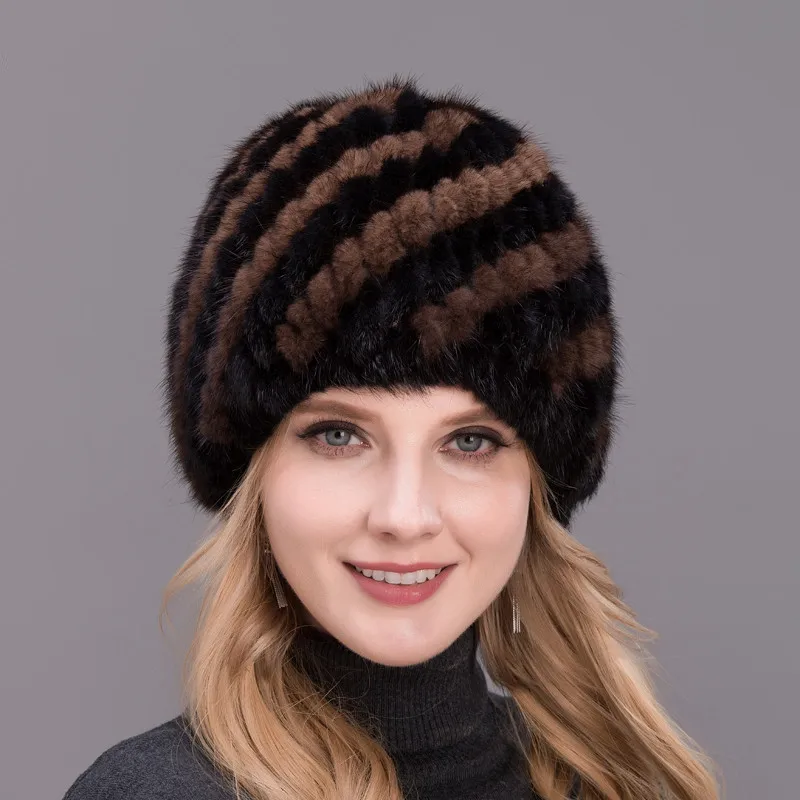 2017 Лидер продаж Стиль реального норки Мех шляпа для каждой возрастной группы