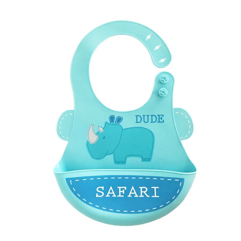 Новый мягкий силиконовый водонепроницаемый нагрудник для мальчиков и девочек