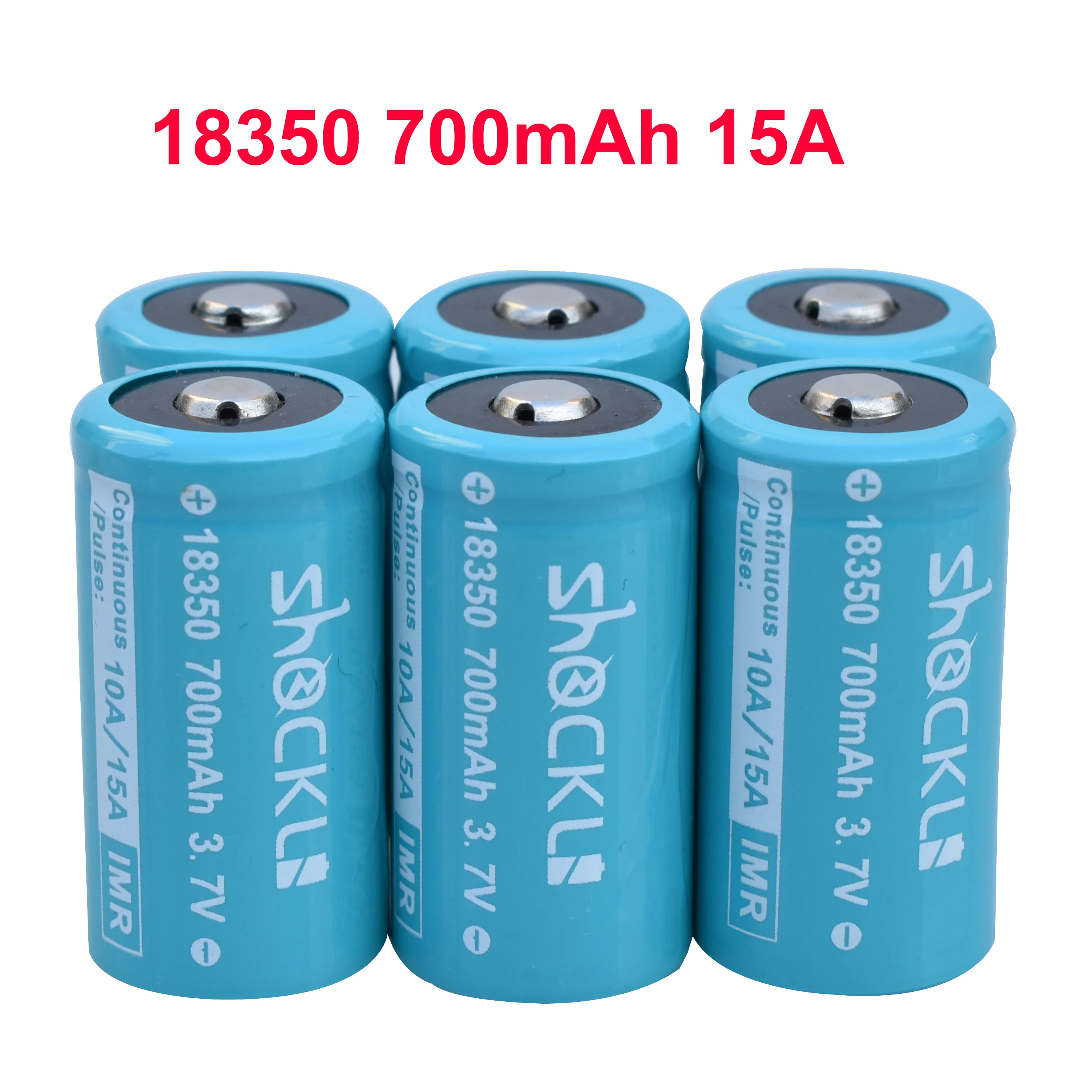 Shockli 18350 батарея 700mAh 3 7 V литий ионная аккумуляторная непрерывная 10А Импульсный 15а