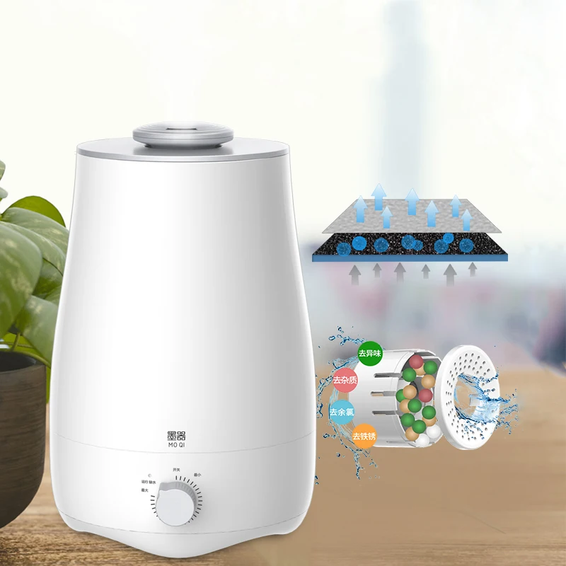 

Humidifier High Capacity 4L Mute Air Purification Household Office Bedroom Aromatherapy Spray Double Purification