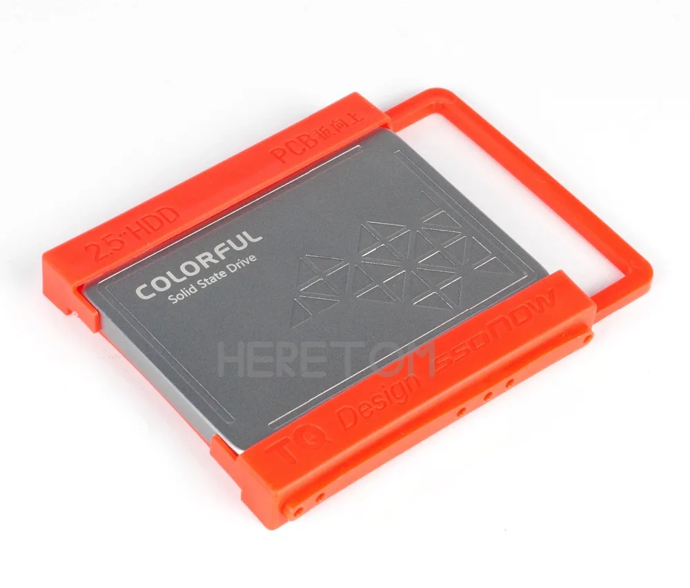 Heretom 4 шт./лот 2 5 до 3 дюймов SSD для HDD Монтажная рейка пластмассовый адаптер