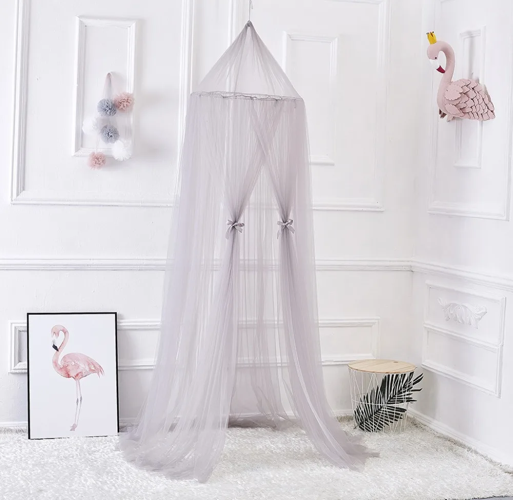 

Princess Lace Baby Girl Boy Bed Net Children Room Decoration Cribs Cot Mosquito Net Kids Bedroom Decor Photography Props Tent