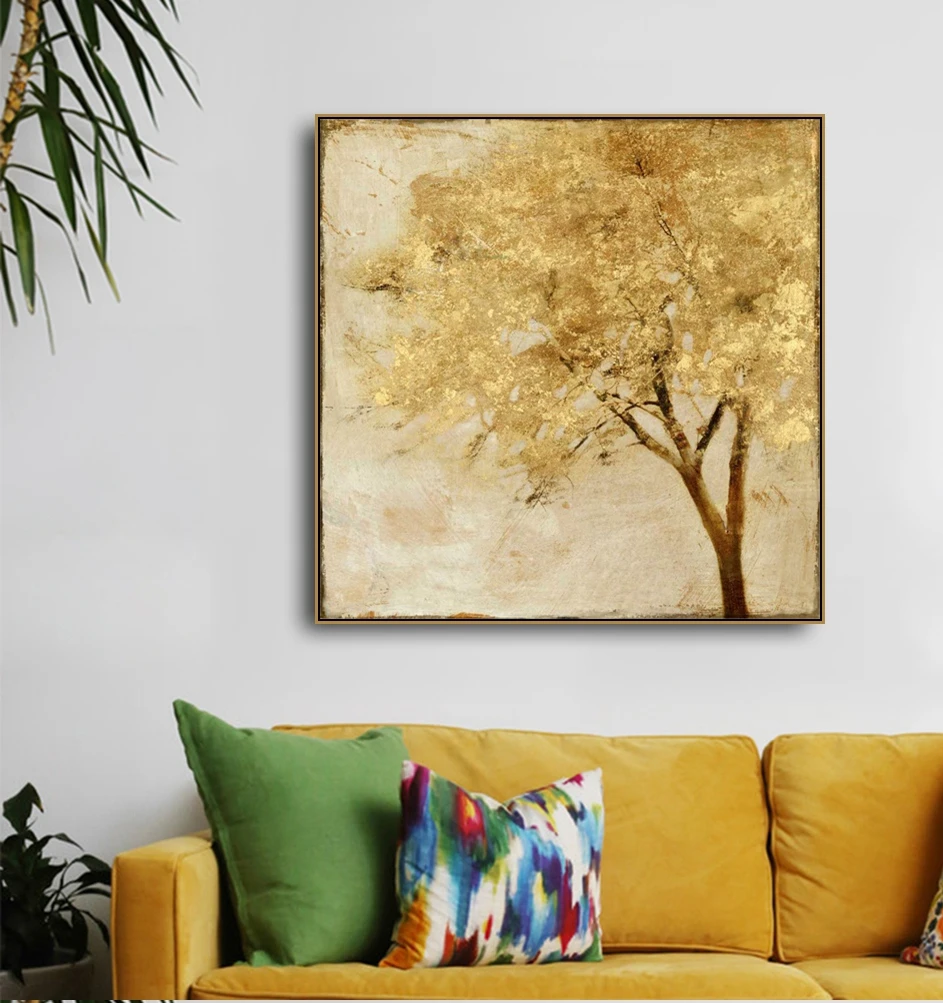 

Golden Tree Canvas Art Painting Wall art Picture for Living Room BedroomArtwork Art Poster Decoration Picture Morden Print Wall