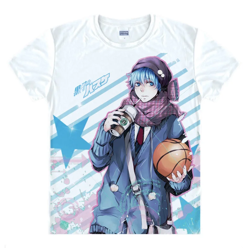 Аниме Косплей Куроко Без корзины High Q унисекс KUROKO Tetsuya Kagami Taiga хлопковая