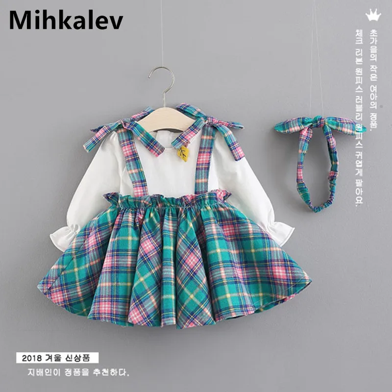 Mihkalev платье для малышки на день рождения 1 год маленьких девочек лоскутное платья