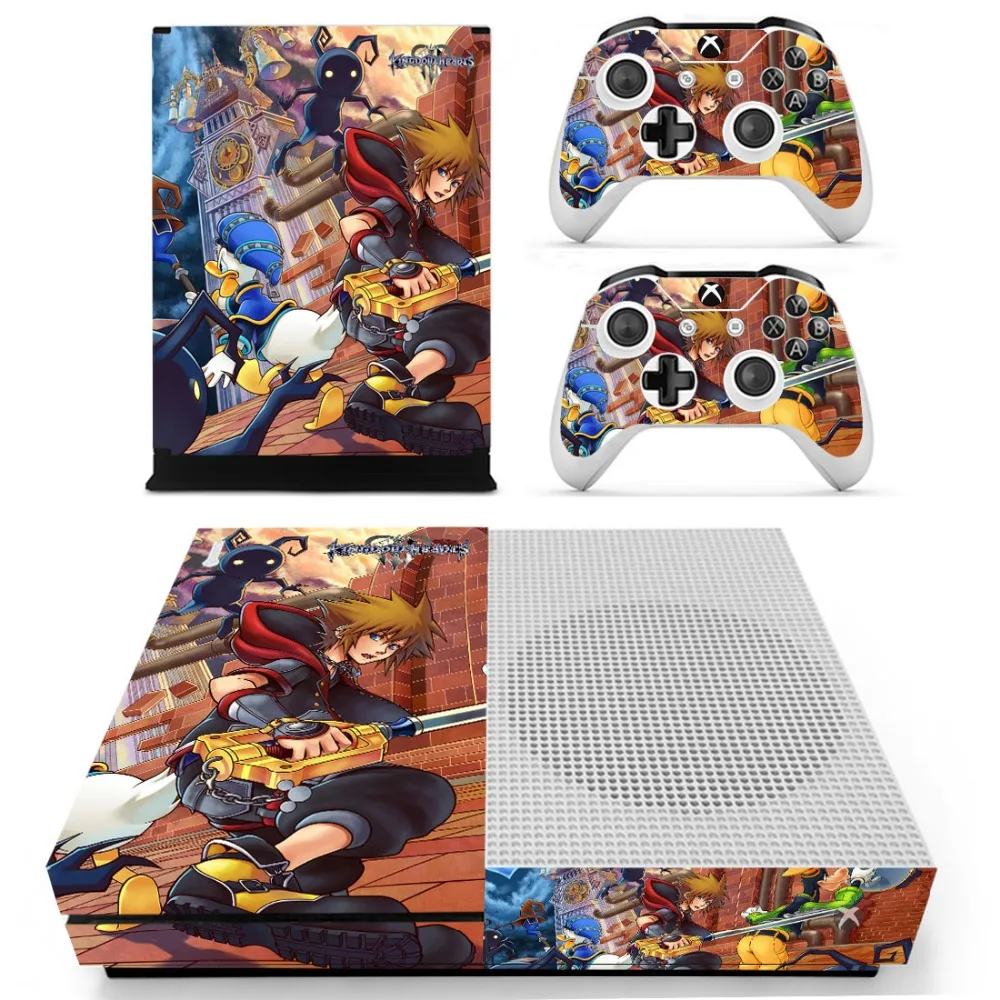 Наклейка из кожи Kingdom Hearts 3 для Xbox One S консоли и контроллеров тонкий виниловый
