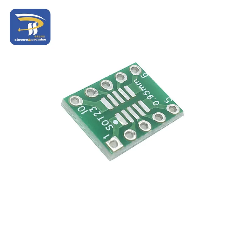 10 шт. SOT23 MSOP10 DIP переводная плата Pin шаг Адаптер 0 5 мм/0 95 мм до 2 54 печатная